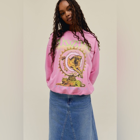 🆕 DAYDREAMER | THE DOORS “STRANGE DAYS” BF SWEATSHIRT | SIZE: M - Picture 3 of 7